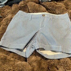 Old Navy-Blue and White Gingham Shorts